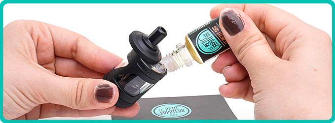 Remplissage par le haut du Clearomiseur Z Nano MTL Geekvape